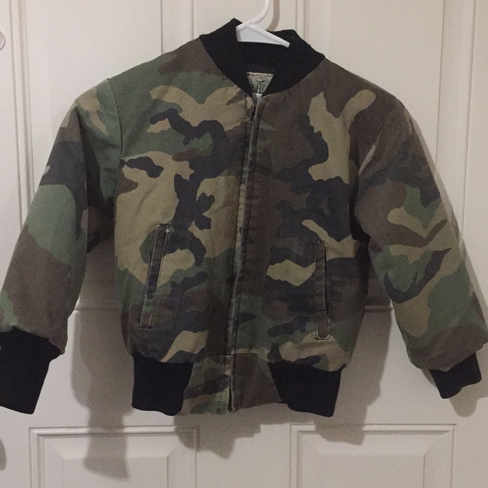 Kids size 6 army jacket